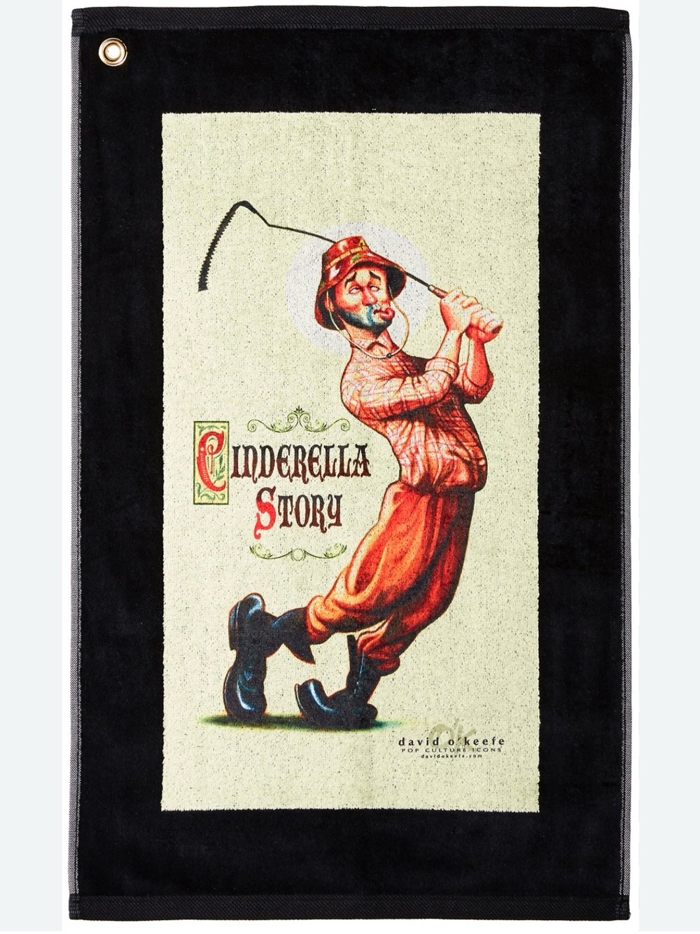 NWT Caddyshack CINDERELLA STORY DEVANT GOLF TOWEL DAVID O'KEEFE
